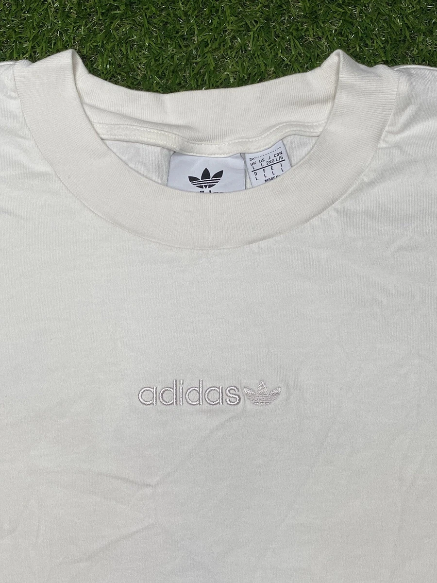 Uitgebreid Veeg Wereldvenster adidas ORIGINALS MEN&#039;S PASTEL T-SHIRT OFF WHITE TREFOIL RETRO Size  Large GL6149 | eBay