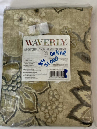 Cortinas de Porta Janela Waverly Floral