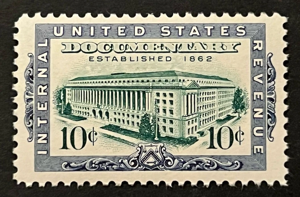 Travelstamps: 1962 US Stamps Scott #R733 10 Cent Documentary MNH OG - Image 2 of 4