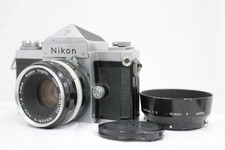 Early Model Nikon F Eye Level NIKKOR S Auto 5cm F2 PAT PEND From Japan