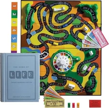 The Game of Life Vintage Bookshelf Edition by WS Game Company Deluxe Board Game