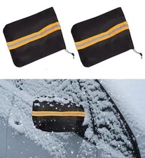 Side Mirror Covers Auto Rearview Protection, 2 Pieces 2Pcs Orange Refletive