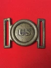 Confederate Used US Artillery two Piece Buckle 11Th Mississippi ￼