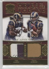 2015 Panini Crown Royale Gold 12/25 Todd Gurley II Tre Mason #HT-TMTG 2r8