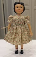 Boneka Hand Smocked Floral Print Dress 4 Hitt...