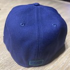 New Era Hidden NY 59FIFTY Fitted Hat Blue White Logo Manhattan 7 1/4 Brand New! — photo 4