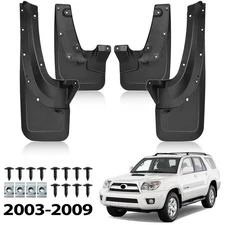 4pcs Mud Flaps Splash Guards Mudguards For Toyota 4Runner Limited SR5 2005 -2009