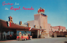 Vintage Postcard, Royal Nevada Casino  More, Las Vegas, Nevada, Long Ago 