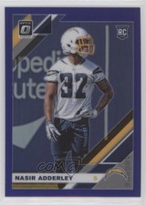 2019 Panini Donruss Optic Rookies Purple Prizm 37/50 Nasir Adderley #128 0c6