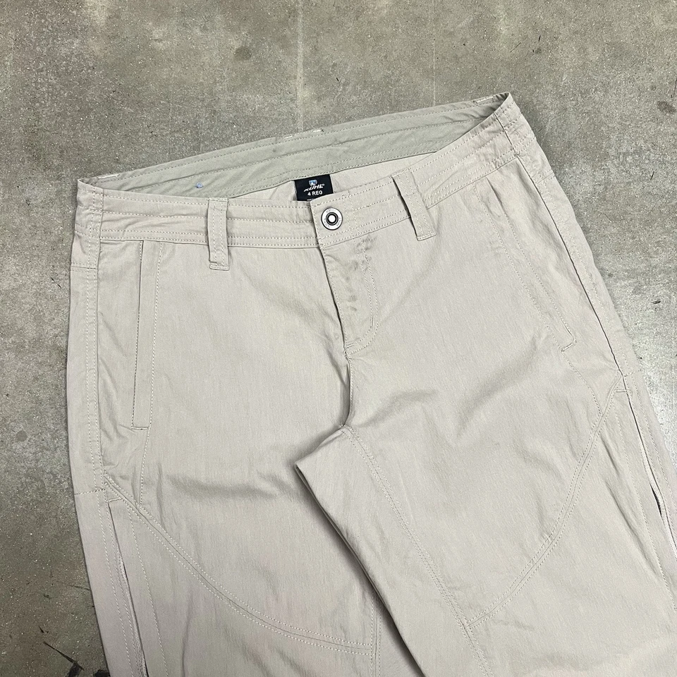 Pantalones utilitarios Kuhl Legendary para mujer talla 4 cortos senderismo caqui cargo Gorpcore Foto 3 de 4