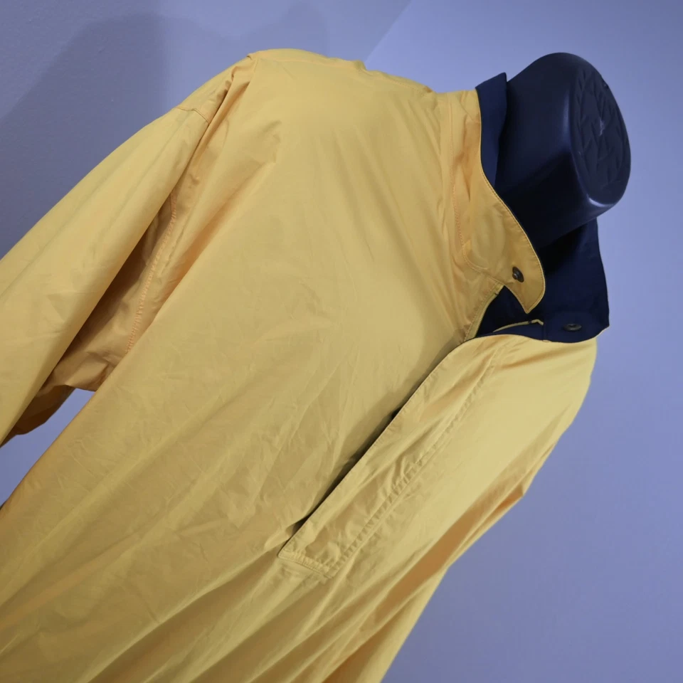 Chaqueta de golf FootJoy DryJoys amarilla 1/4 cremallera con bolsillo manga larga para hombre talla XL Foto 3 de 4