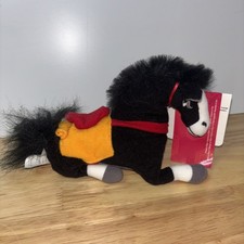 Khan Black Horse Mulan Disney Store 8  Bean Bag Plush