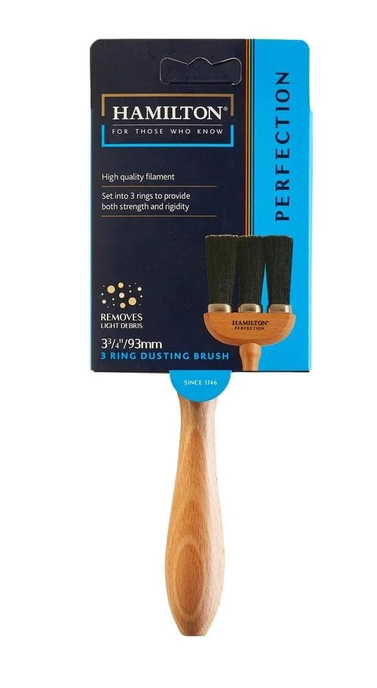 Hamilton Perfection 3 Ring Dusting Brush Painters 3 Knot Dust Brush INCL VAT