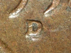 HIGH GRADE MINT ERROR 1952-D/S  LINCOLN WHEAT CENT OMM#1  FS#511  VF+
