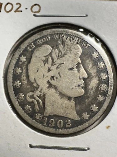 1902 O Barber Quarter