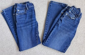GUC 2 pr Boys Gap Denim Stretch Straight Blue Pants Jeans 10