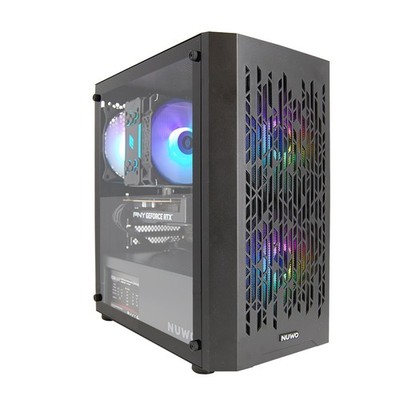 PC Gaming Computer Ab Spiel i7-12700F 16GB SSD 1TB RTX 5050 8GB Windows 11 Black
