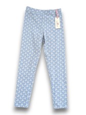 NWT Vineyard Vines Performance Leggings Blue Floral Calm Water Girls XL 16