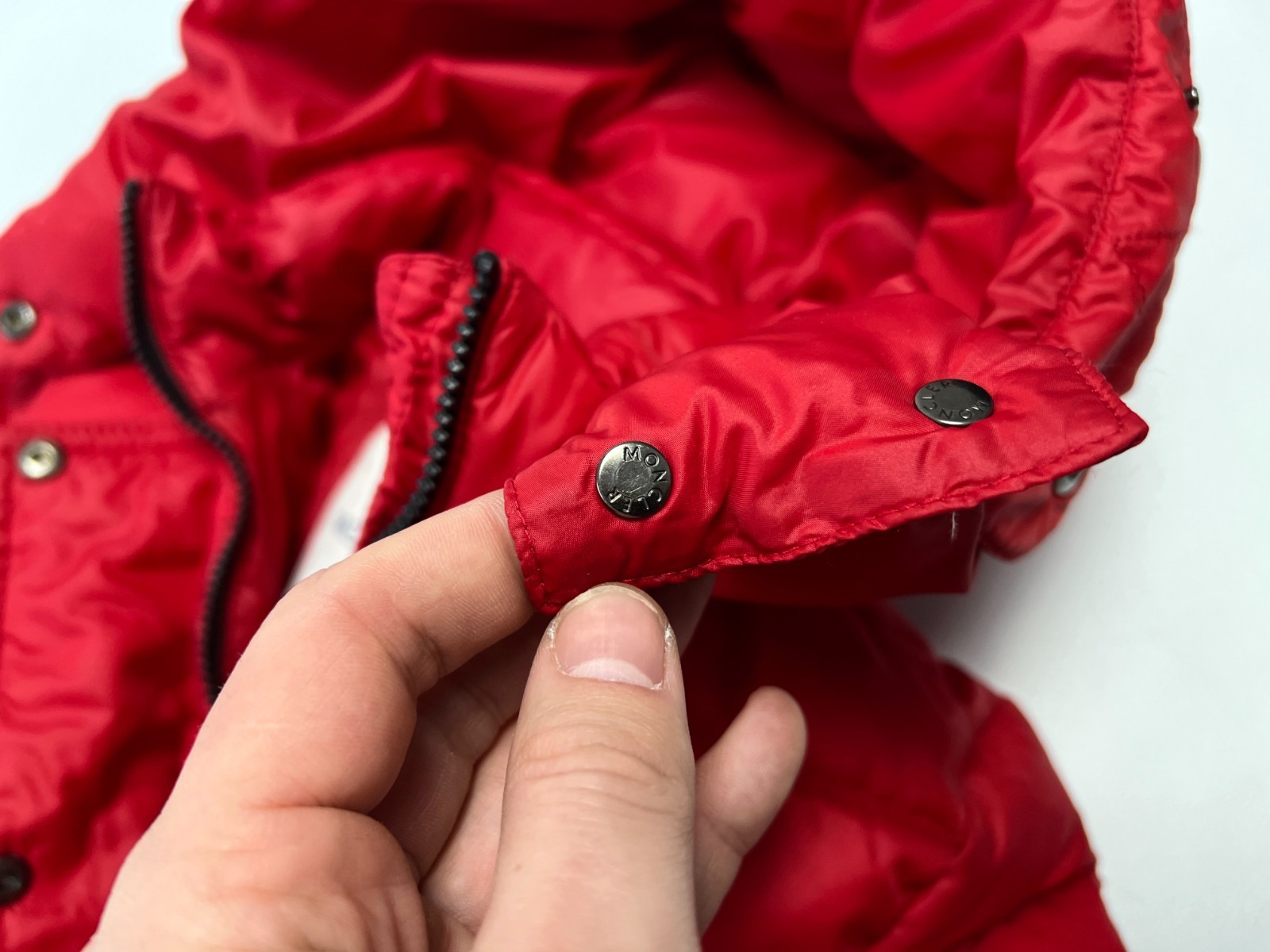 Auth Girls Moncler Hooded Down Red Parka Puffer Coat Jacket - 10 years 140 cm thumbnail 5