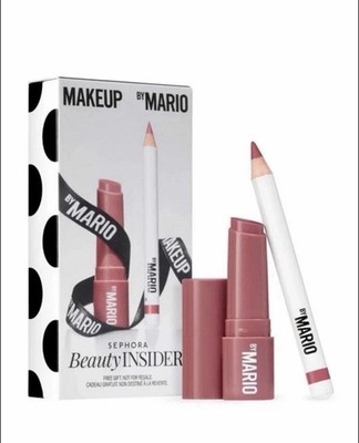 Sephora Birthday Gift Set Makeup by Mario Lip Serum & Liner Pencil Set NWT