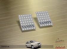 COPPIA ADESIVI MONTANTI LANCIA Y VANITY | 3,6x4,6 cm