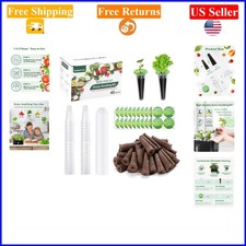 160pcs Hydroponic Grow Kit with Sponges Baskets Domes Labels for Indoor Garde... 0.15 per gallon