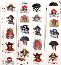 30 Pirate Themed Stickers/Scrapbooking/Crafts/Journals/Planner/Diary/0.9 inches