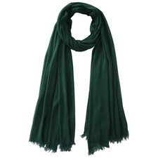 Women's Cotton Blend Scarves Light Soft Solid Long Scarf Gauze Wrap Shawl 80 ...