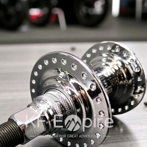 BMX NOS CHROME HUB 48 HOLES SUNRACE OLD SCHOOL CP 14MM CR-MO AXLE - Picture 3 of 7