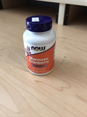Mannose Cranberry Supplement 90 Capsules Veg Capsules