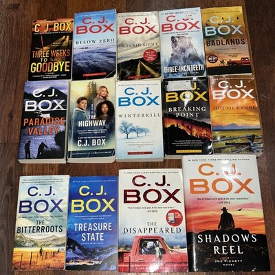 Lot of 14 C J Box Joe Pickett / Cassie Dewell / Stand Alone Novels