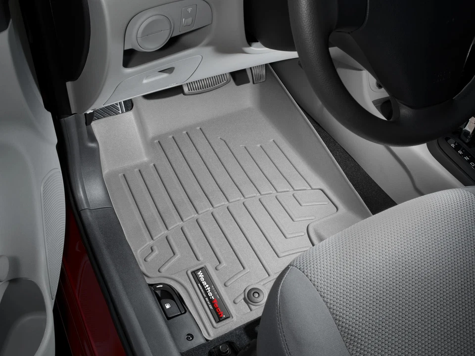 WeatherTech FloorLiner for 2006-2009 Hyundai Accent - 1st Row, Grey - Image 2 of 4