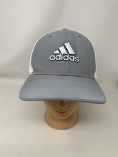ADIDAS Flex Hat Men's 3D Baseball Cap Gray Casual Small/Medium Mesh-RARE DESIGN