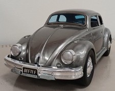 Masuda Tin Toy Car Volkswagen Beetle Gray F/S FEDEX