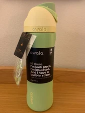 Owala NEW Disney Princess "Tiana" 24oz Free Sip *In Hand!* With Stickers! Green