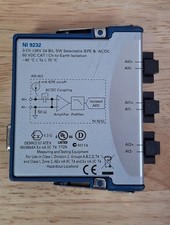 NI 9232 3-Channel C Series Sound and Vibration Input Module