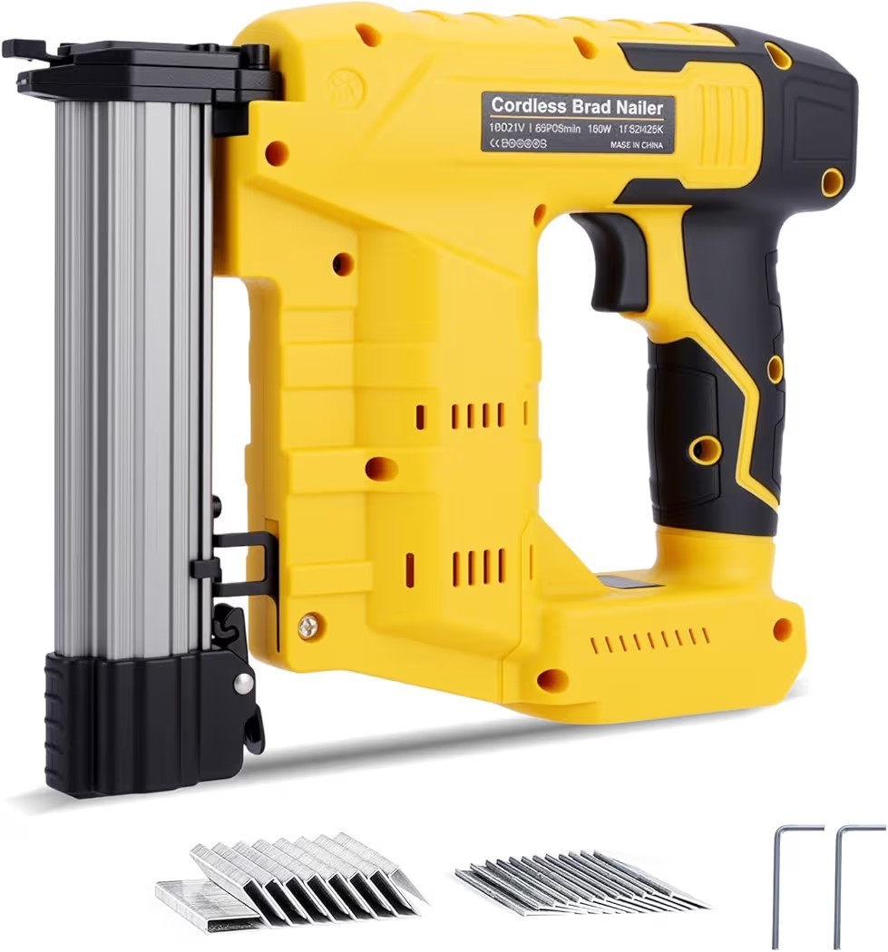 Brad Nailer for Dewalt 20V, 2 in 1 Electric Nail & Staple Gun 18 Gauge (No Batt)