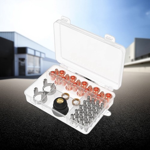 IPT40 45pcs Elettrodo punta torcia taglio plasma materiali di consumo per YESWELDER CUT65n1 - Foto 2 di 10