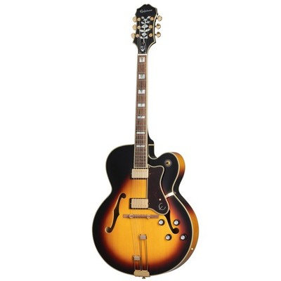 Epiphone Broadway Vintage Sunburst - Halbakustik Gitarre