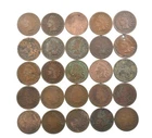 Lot 25 1800's 1880 1881 1886-1889 Indian Head Cent Coin Collection 1/2 Roll *635