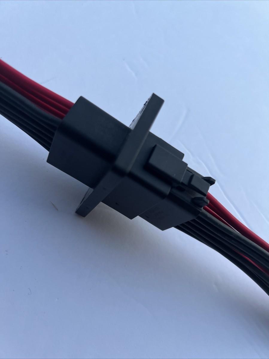 6-Pack Deutsch DT Series 12-Pin Flanged Mount Connectors – IP67 Waterproof Pigtail Harness, 16 AWG