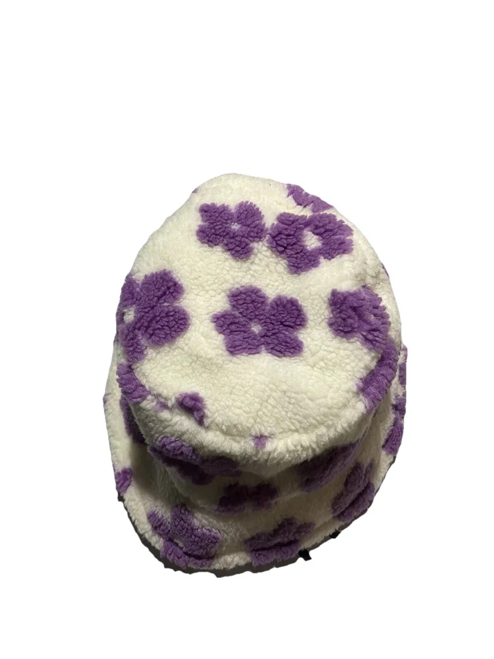 Sombrero cubo flor mullido vintage Y2k moda tendencia Foto 3 de 4