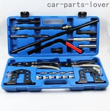 Installer Remover Tool Kit Cylinder Valve Spring Compressor Stem Seal Guides