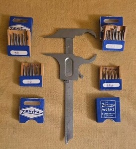 Stainless Boley Gauge Caliper Swiss & Zenith Dental Latch Burs Low Speed Denmark