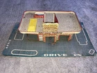 Original Vintage 1950’s Marx Litho Service Center "SKY VIEW PARKING" Metal Toy