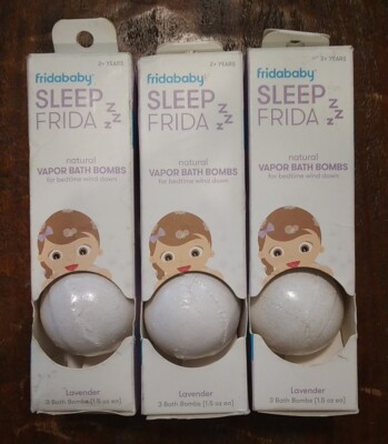 3 Packs FridaBaby Sleep Vapor Bath Bombs 