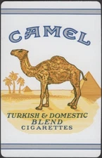 Playing Cards Single Card Old Vintage CAMEL CIGARETTES Tobacco Advertising Art C