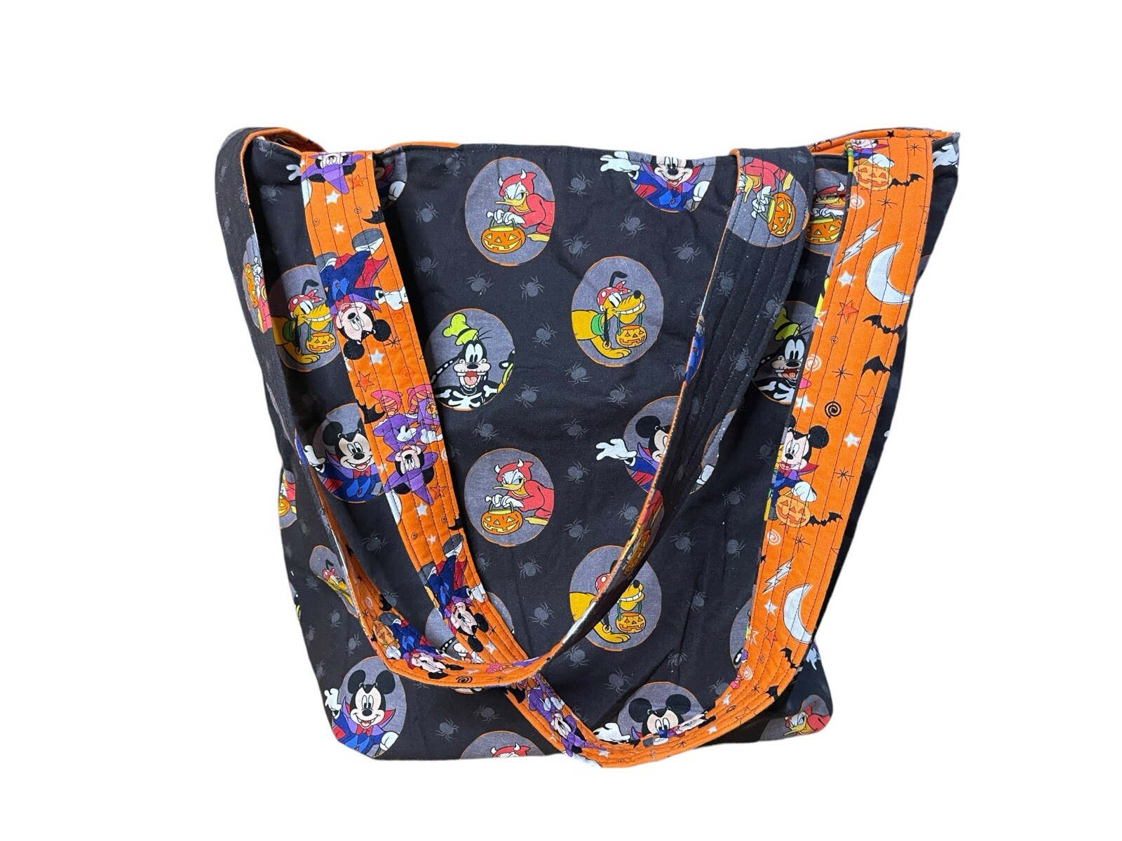 Disney Halloween Handmade Eco-Friendly Reversible Tote 100% Cotton