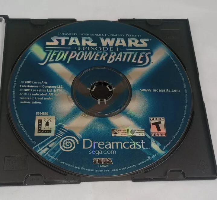 Star Wars Episode I Jedi Power Battles Sega Dreamcast VG Disc