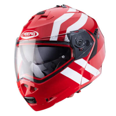 Caberg Duke 2 Motorradhelm Super Legend rot weiß Motorrad